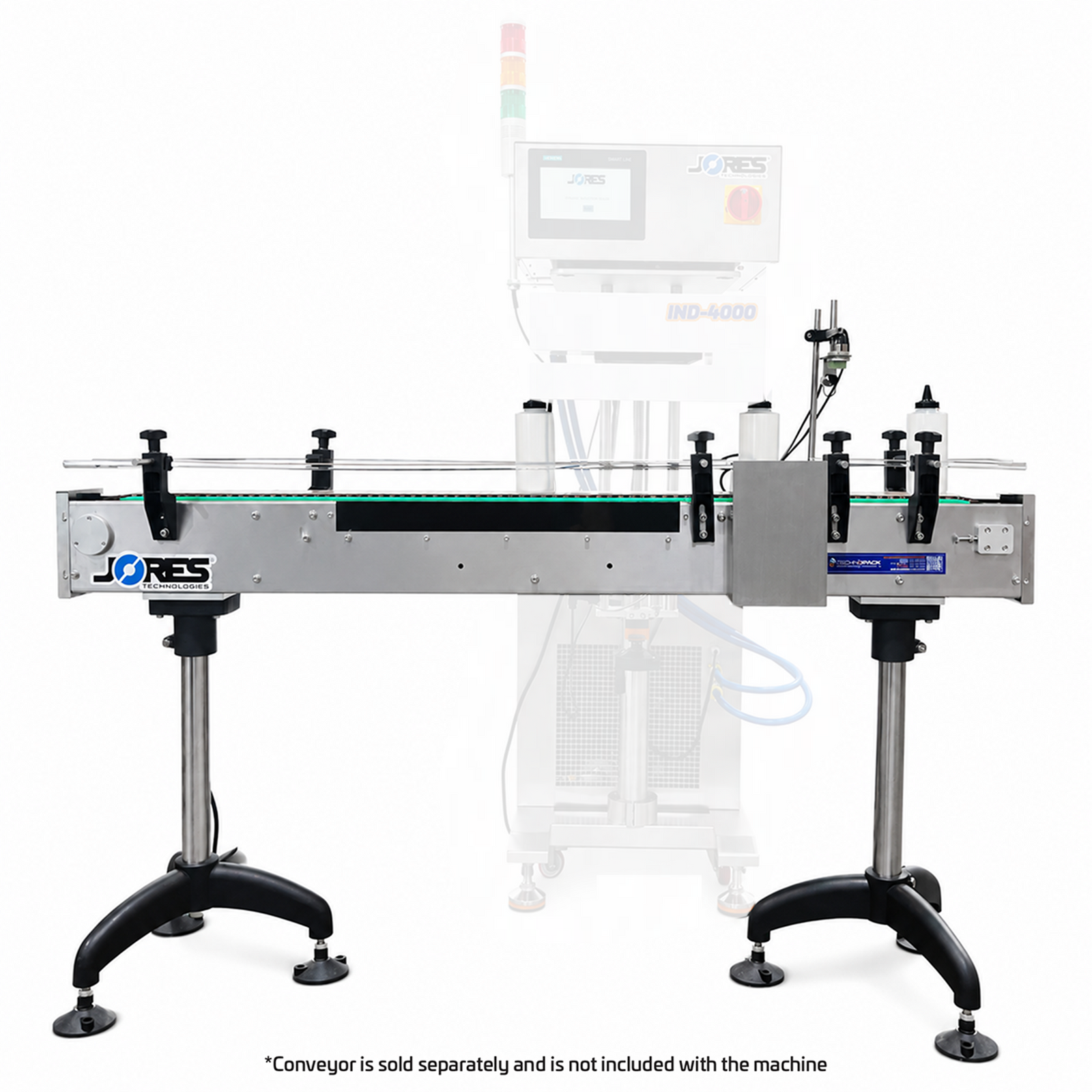 Conveyor System for E-IND-3000 & E-IND-4000 Induction Sealers