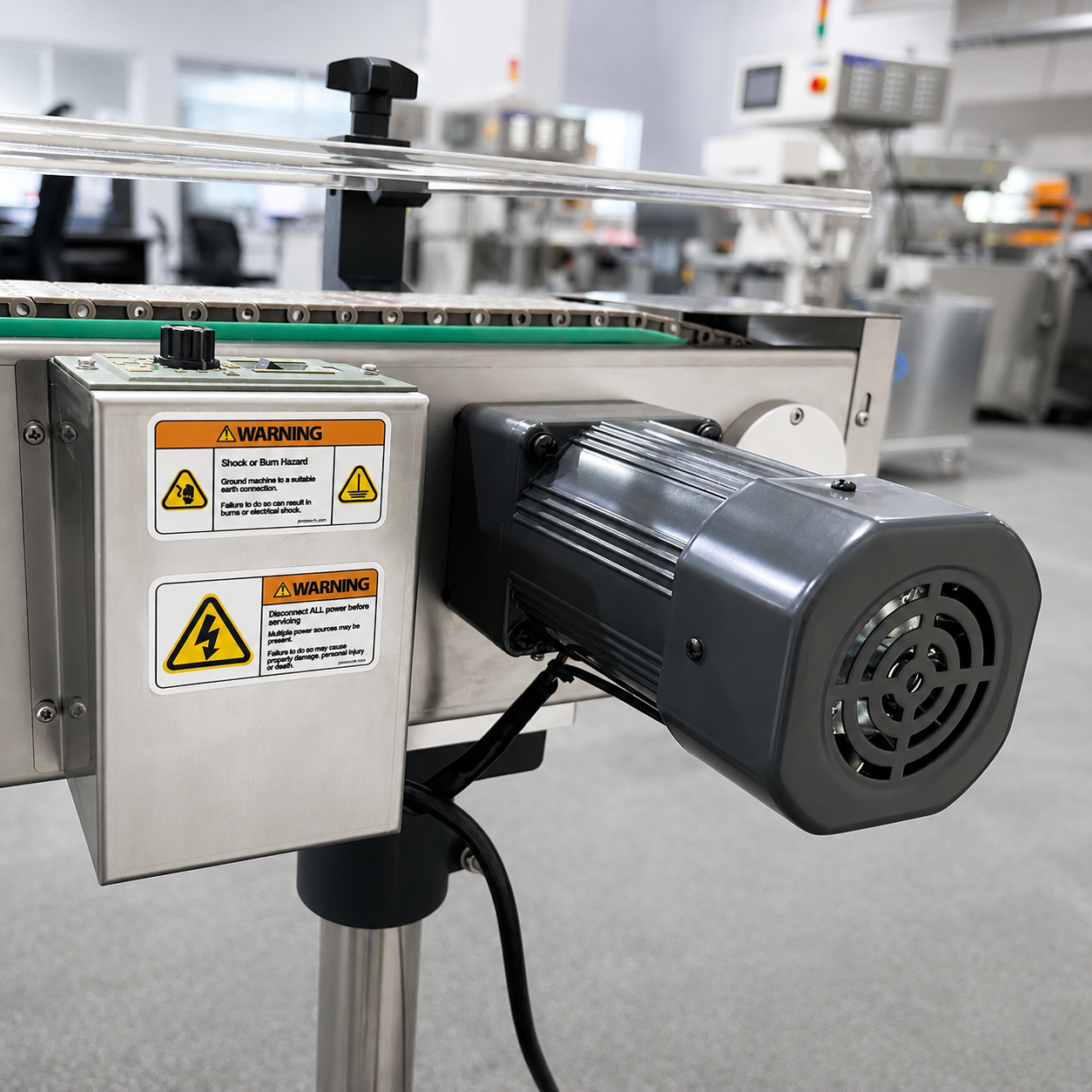 Conveyor System for E-IND-3000 & E-IND-4000 Induction Sealers