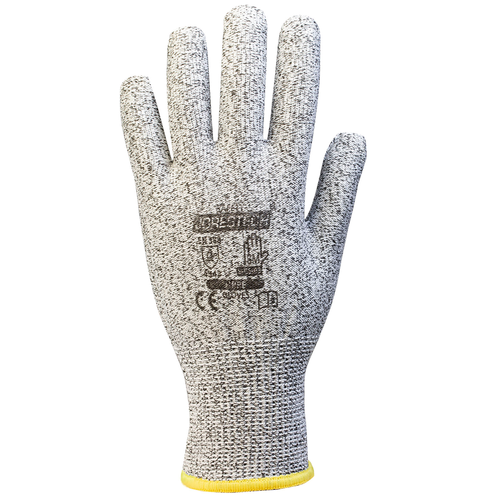 Front of the JORESTECH safety multipurpose white gloves