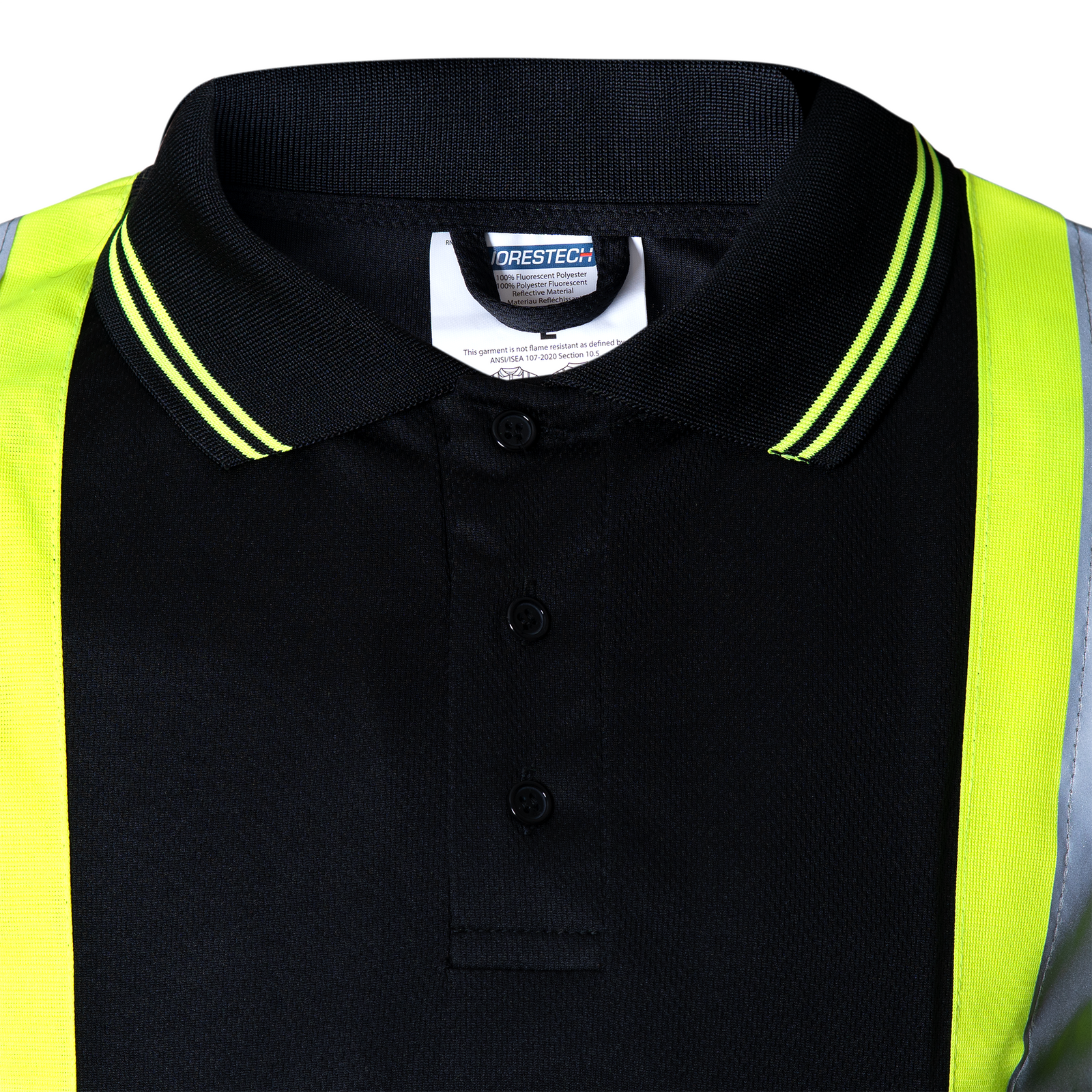 Hi-Vis Reflective Two-Tone Safety Polo Shirt