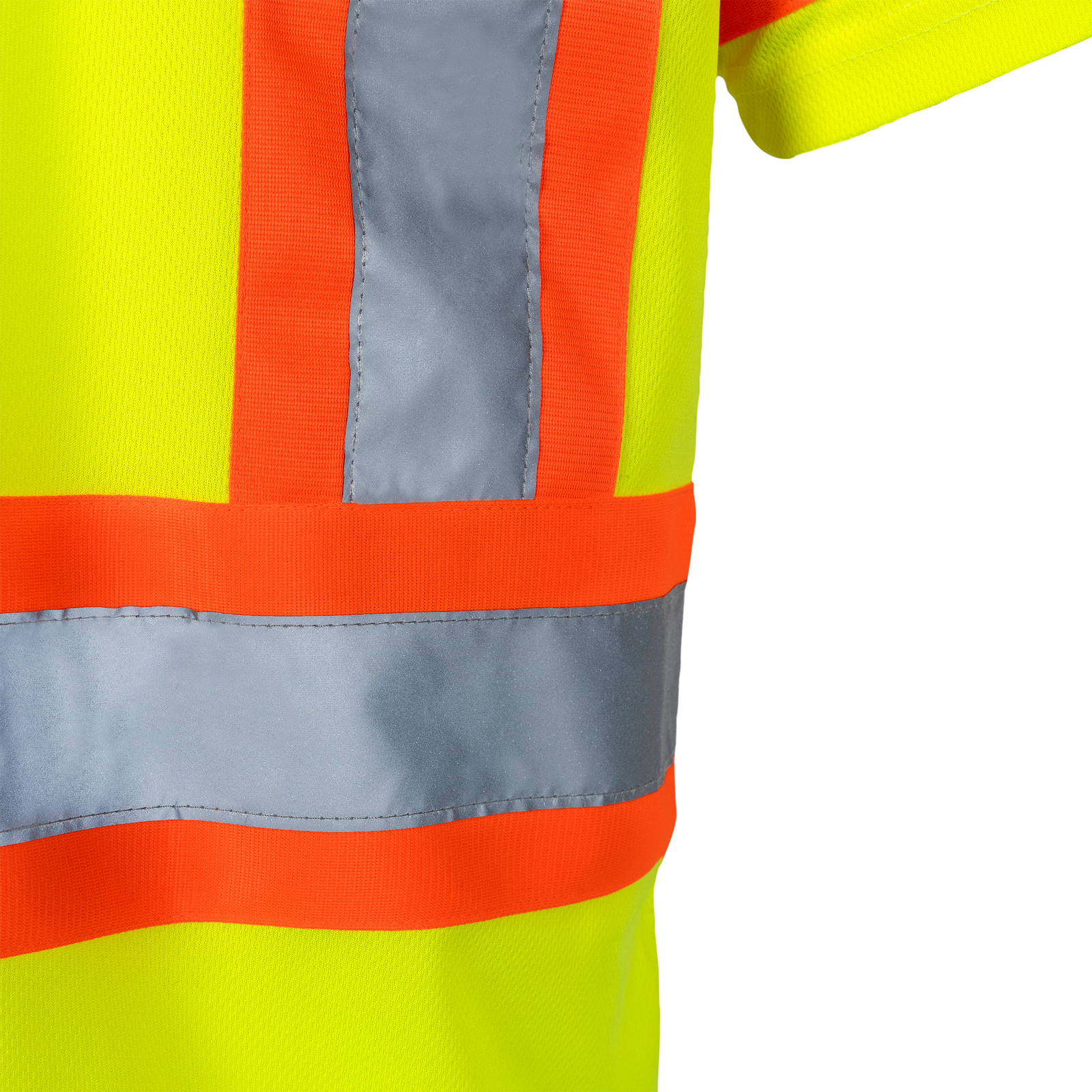 Hi-Vis Reflective Two-Tone Safety Polo Shirt