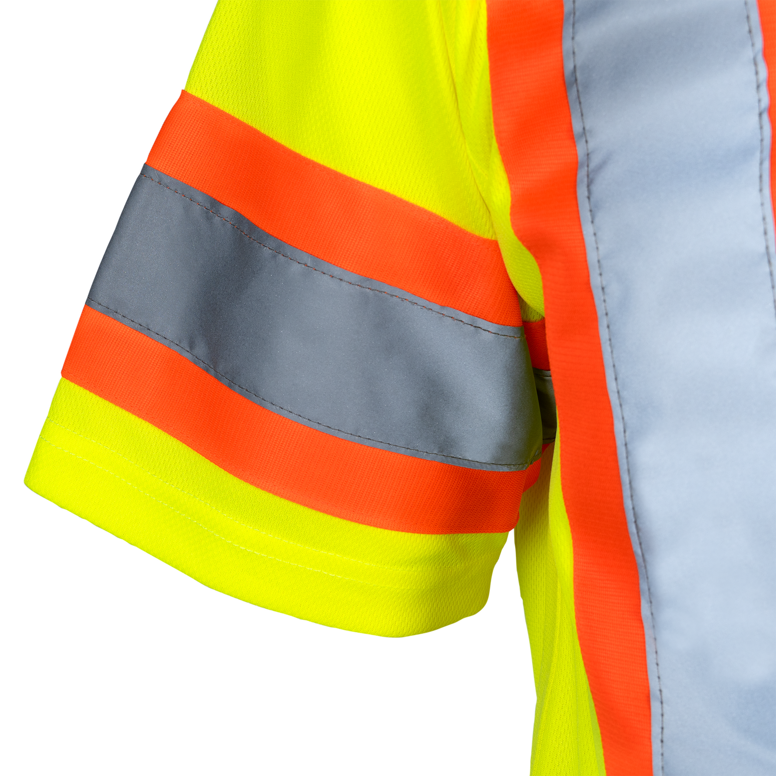 Hi-Vis Reflective Two-Tone Safety Polo Shirt