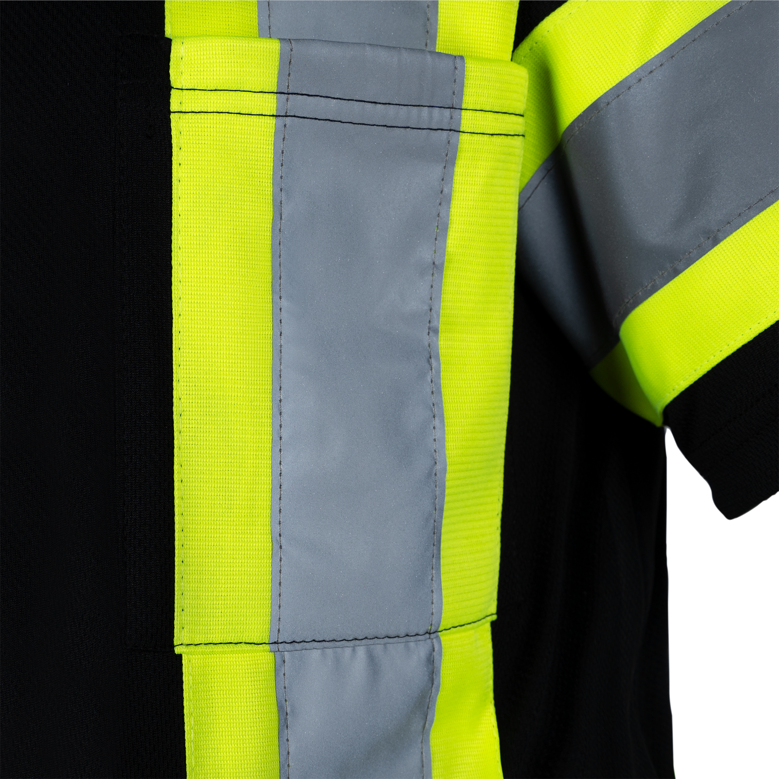 Hi-Vis Reflective Two-Tone Safety Polo Shirt