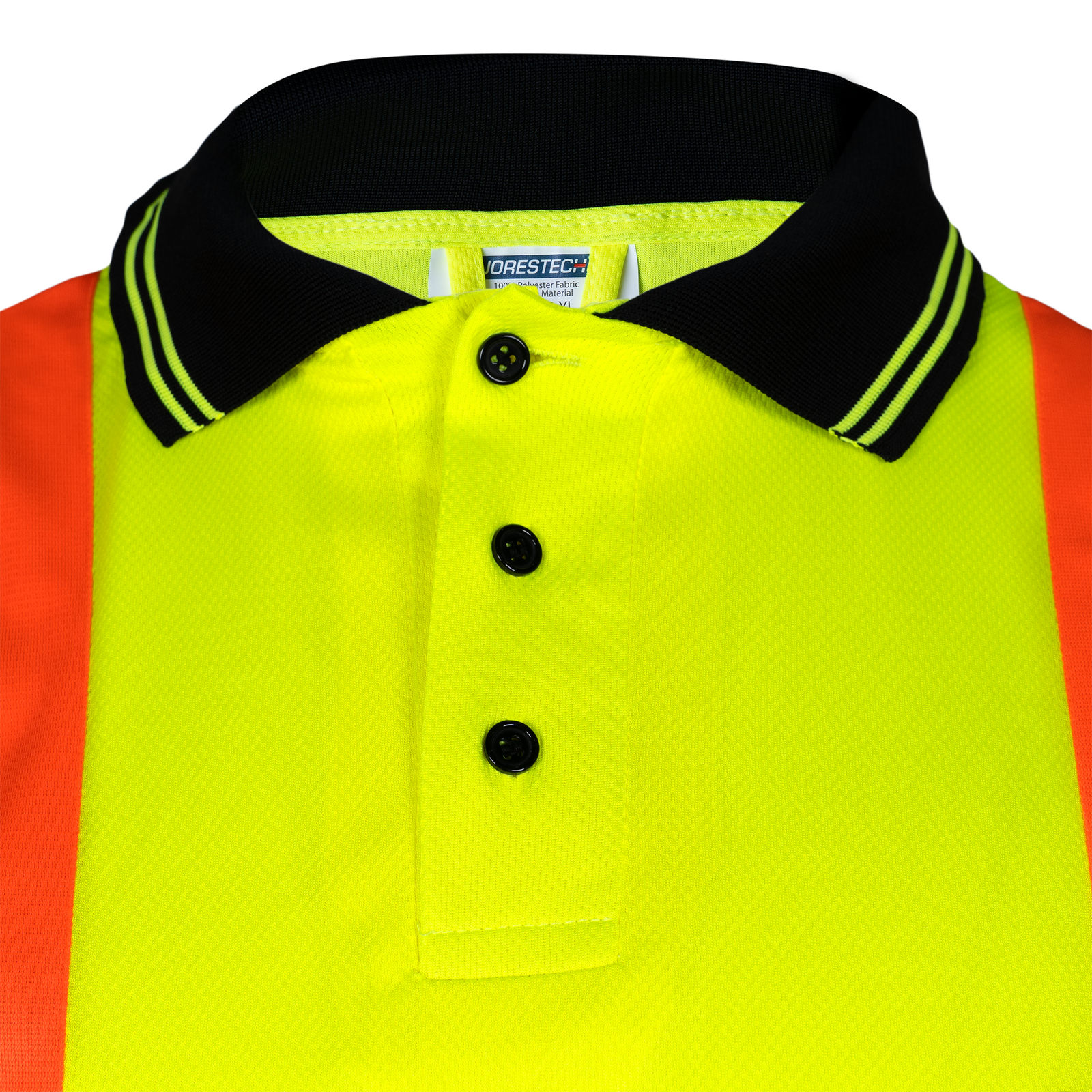 Hi-Vis Reflective Two-Tone Safety Polo Shirt