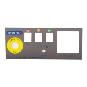 Decal for Plastic Control Panel of E-CBS-630 & E-CBS-730 Series
