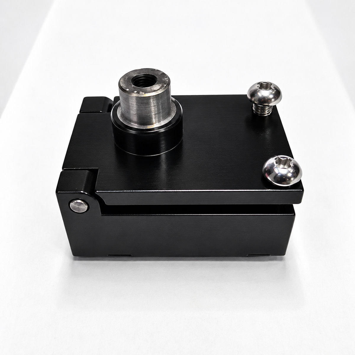 Driven wheel holder with screws top view for JORES TECNOLOGIES continuous band sealers