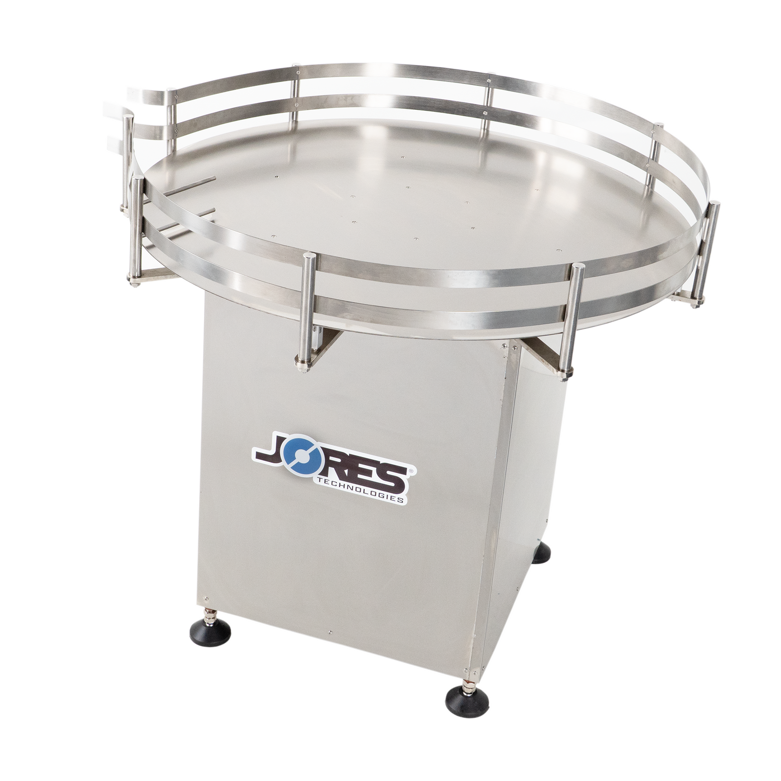 Stainless steel 39 inch rotary accumulation table  by JORES TECHNOLOGIES®