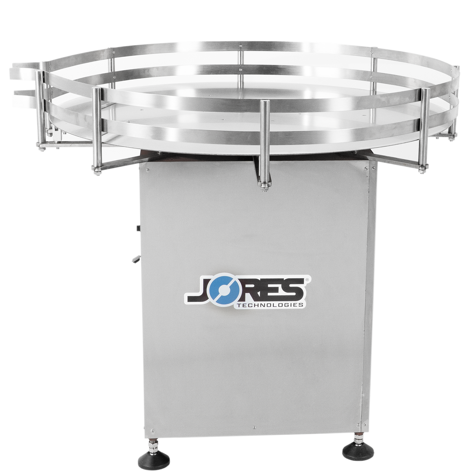 Stainless steel 39 inch JORES TECHNOLOGIES® rotary accumulation table