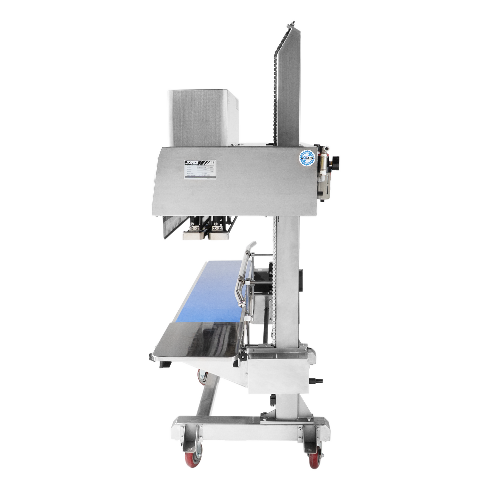 Digital Vertical Band Sealer with Ink-jet Coding, Gas flushing and Air Suction 1510-FS