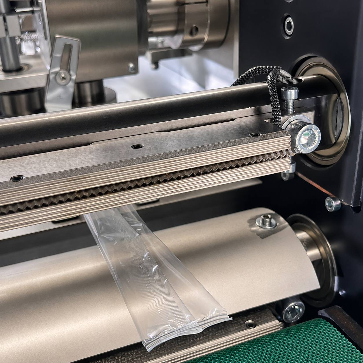 Automatic Horizontal Flow Wrapper with Belt Conveyor & Hot Roll Coder FWIMAX-2500-B