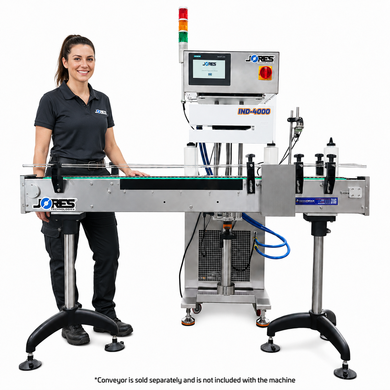 Water-Cooled Induction Sealer for Conic or Pointed-Tip Caps E-IND-4000