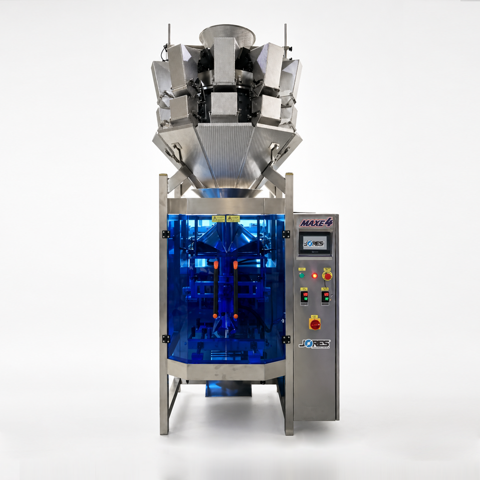 Automatic VFFS Packaging Machine with 10 Head Multihead Weigher 1.6L MAXE-4-W