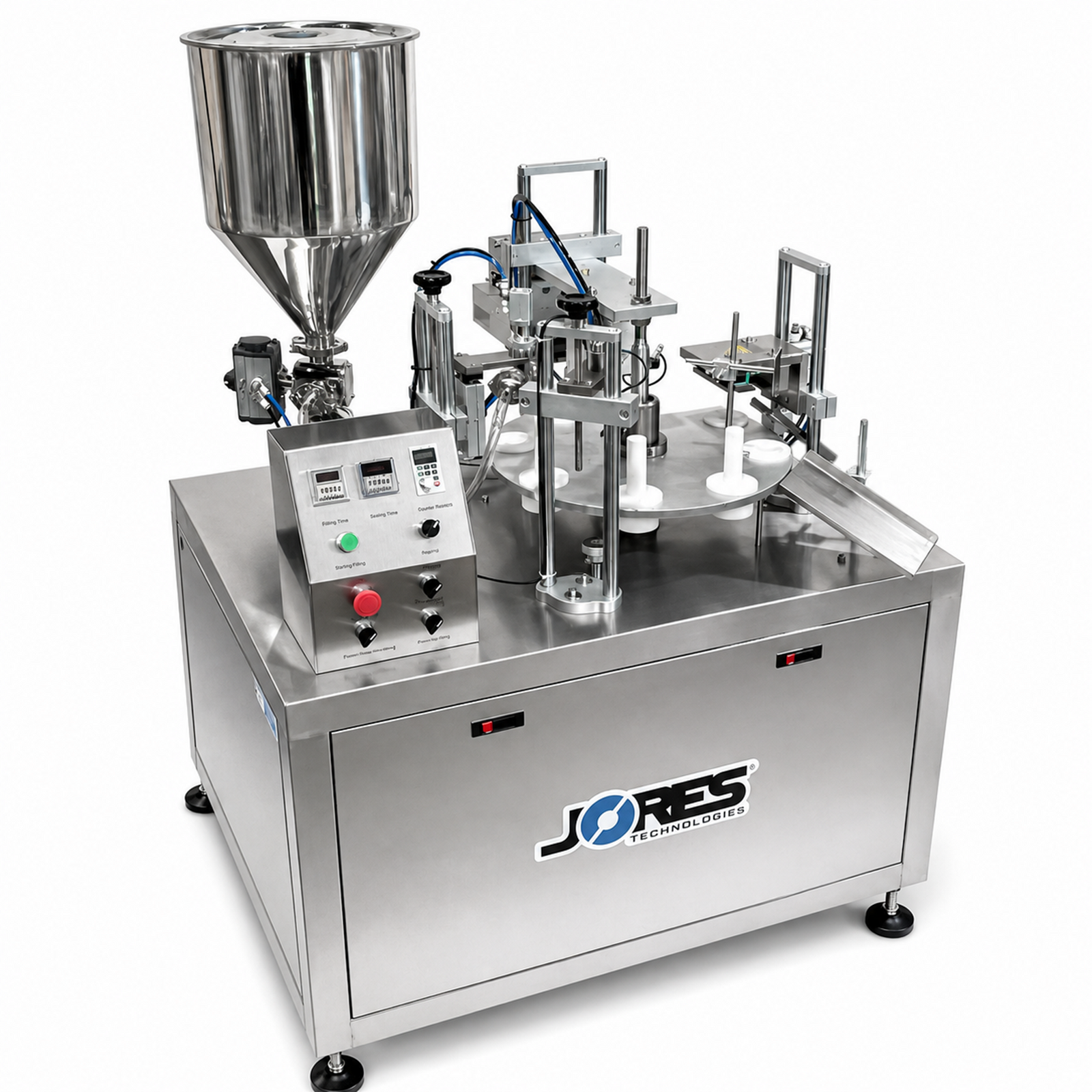 Semi-Automatic Ultrasonic Tube Filling & Sealing Machine E-TUBE-30