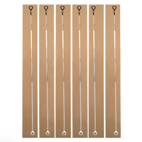 Set of 6 PTFE  pre cut Strips and 6 Heating Element Replacement kit for manual impulse sealers