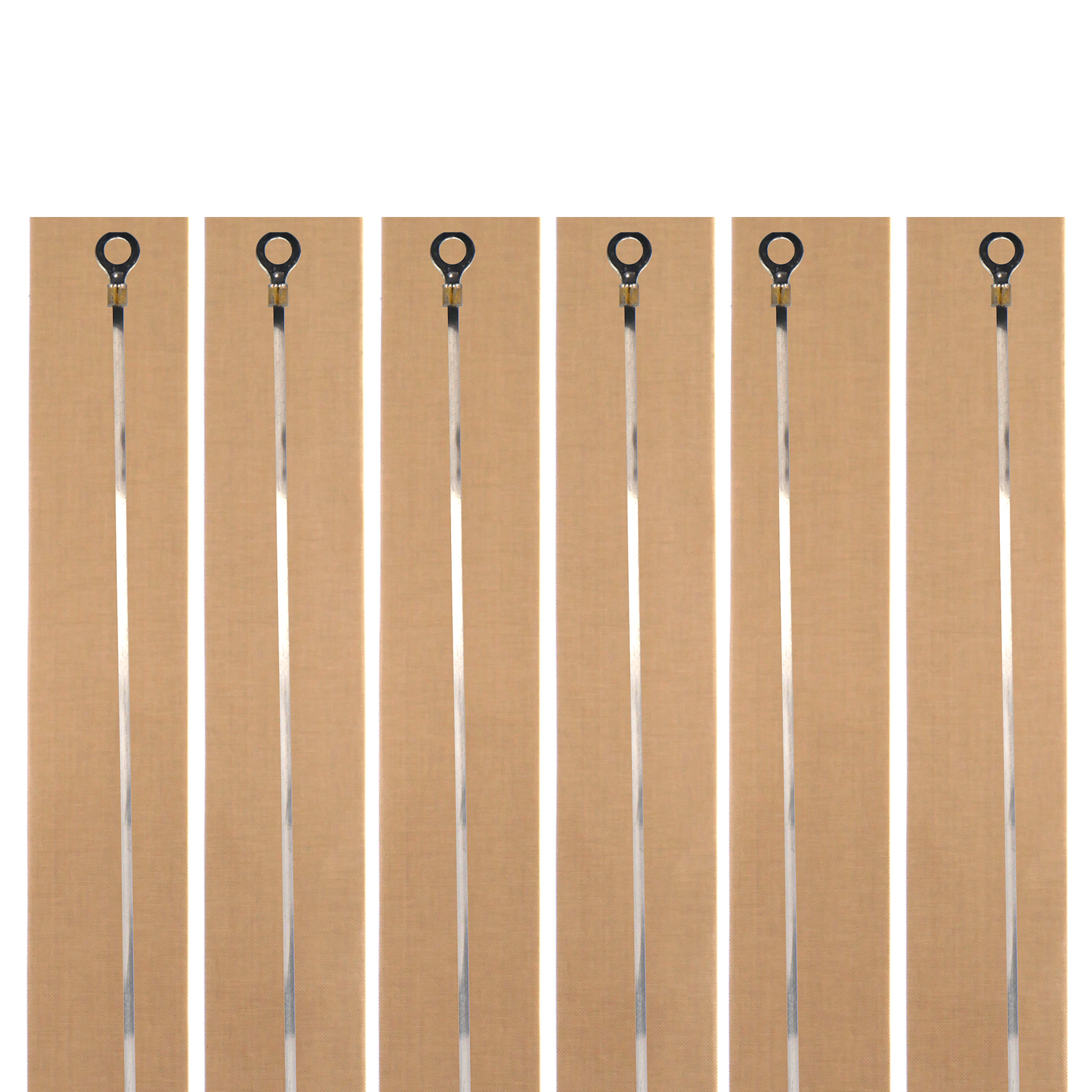 Set of 6 PTFE  pre cut Strips and 6 Heating Element Replacement kit for manual impulse sealers
