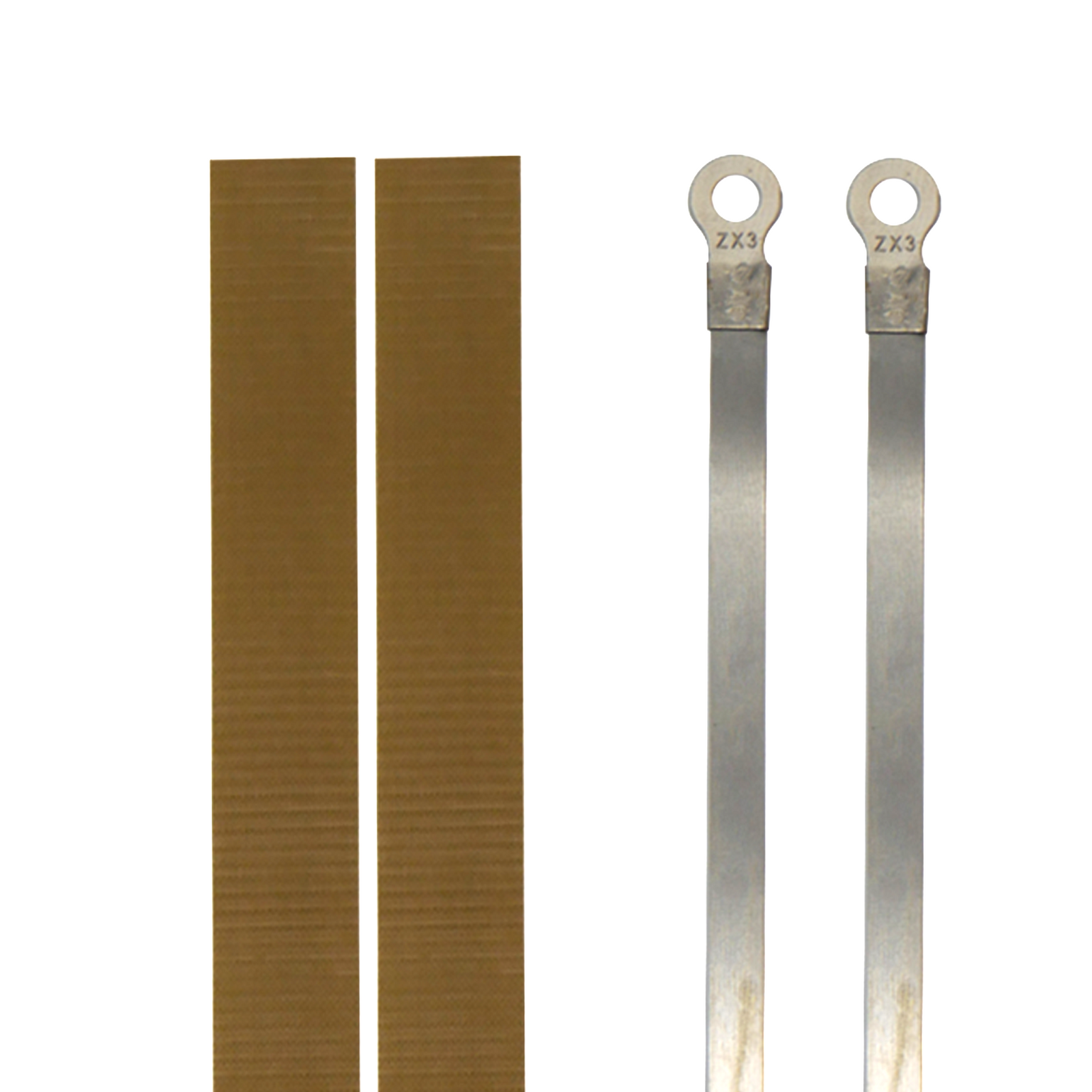 Set of 2 PTFE  pre cut Strips and 2 Heating Element Replacement kits for manual impulse sealers