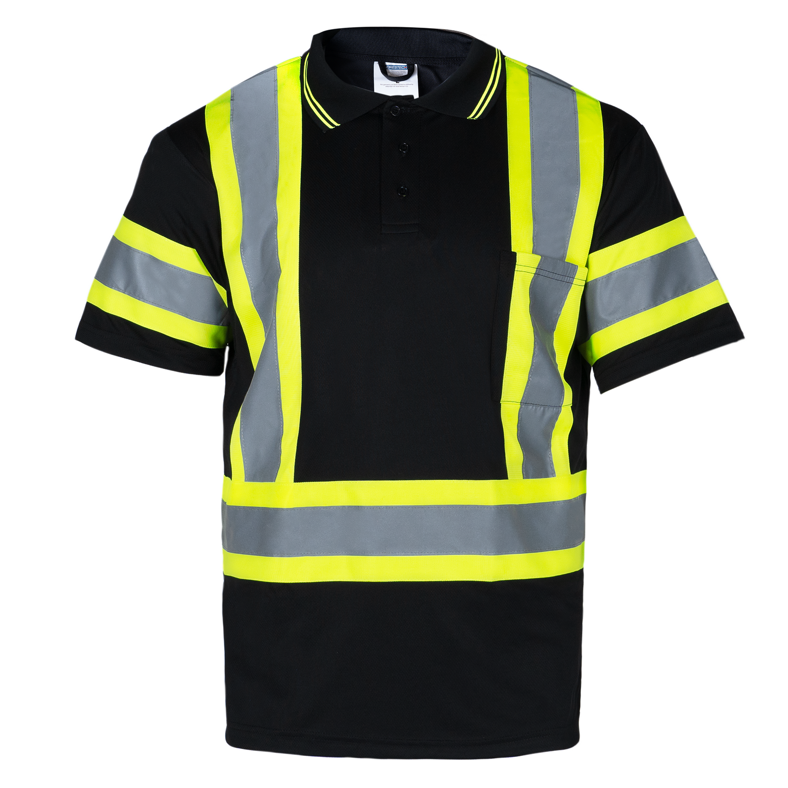 Hi-Vis Reflective Two-Tone Safety Polo Shirt