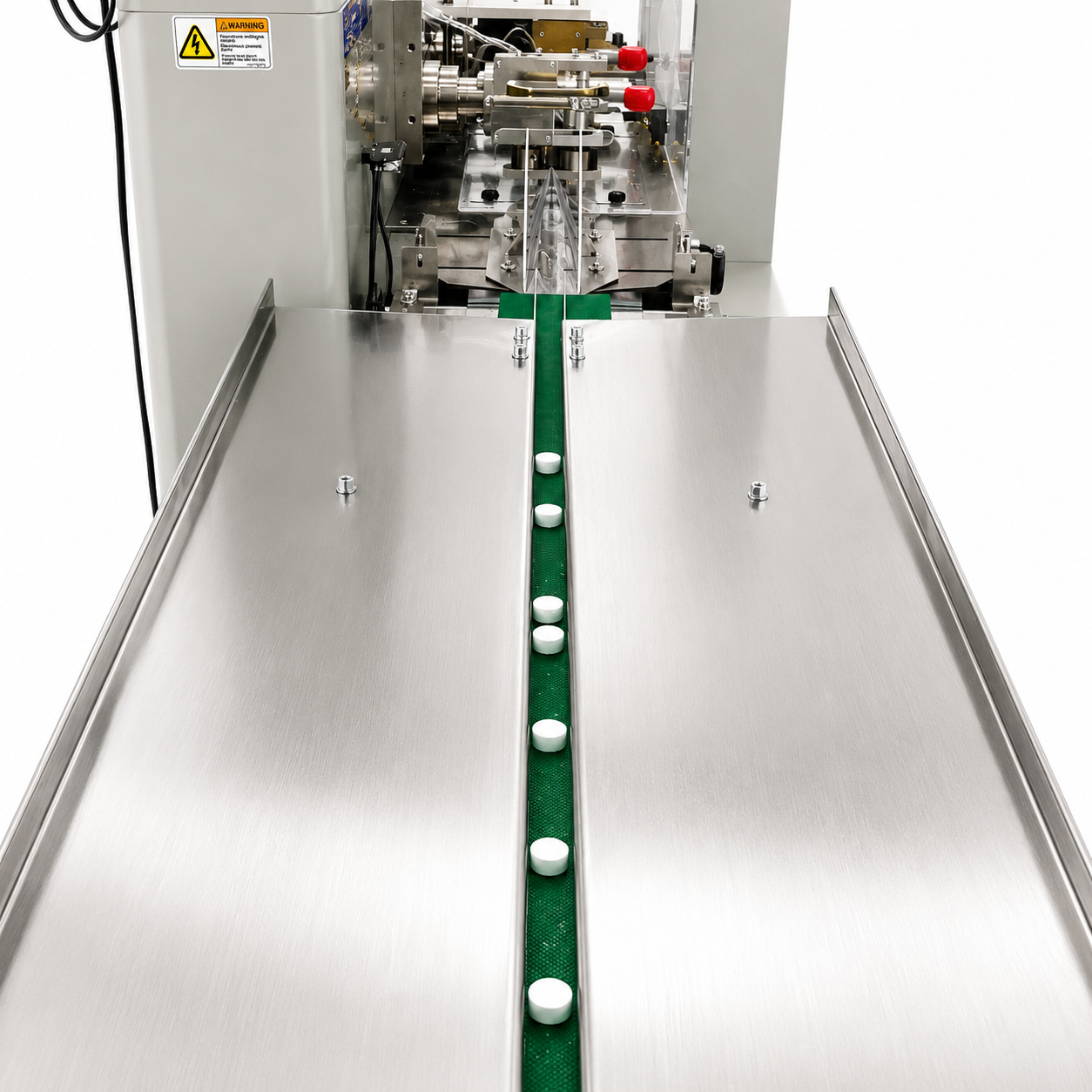 Automatic Horizontal Flow Wrapper with Belt Conveyor & Hot Roll Coder FWIMAX-2500-B