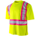 Hi-Vis Reflective Two Tone Safety Shirt with Pink Strips