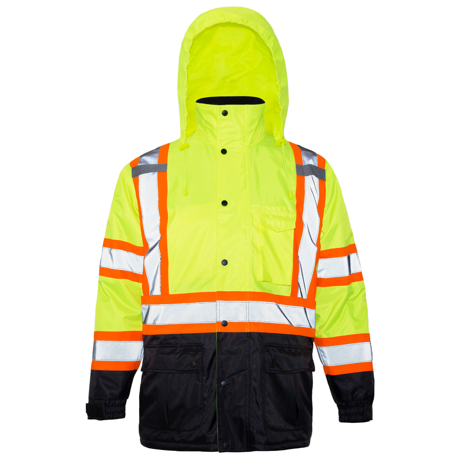 High-Visibility ANSI Safety Jacket Two-Toned | Technopack Safety & PPE ...