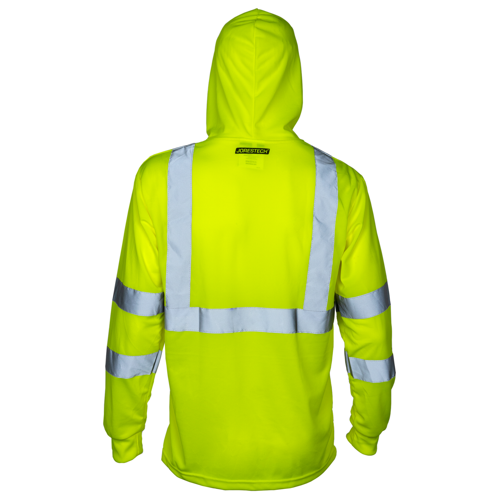 High Visibility Safety Shirt Reflective Tapes Hoodie Bird s Eye Fabric ANSI Compliant Technopack Corporation