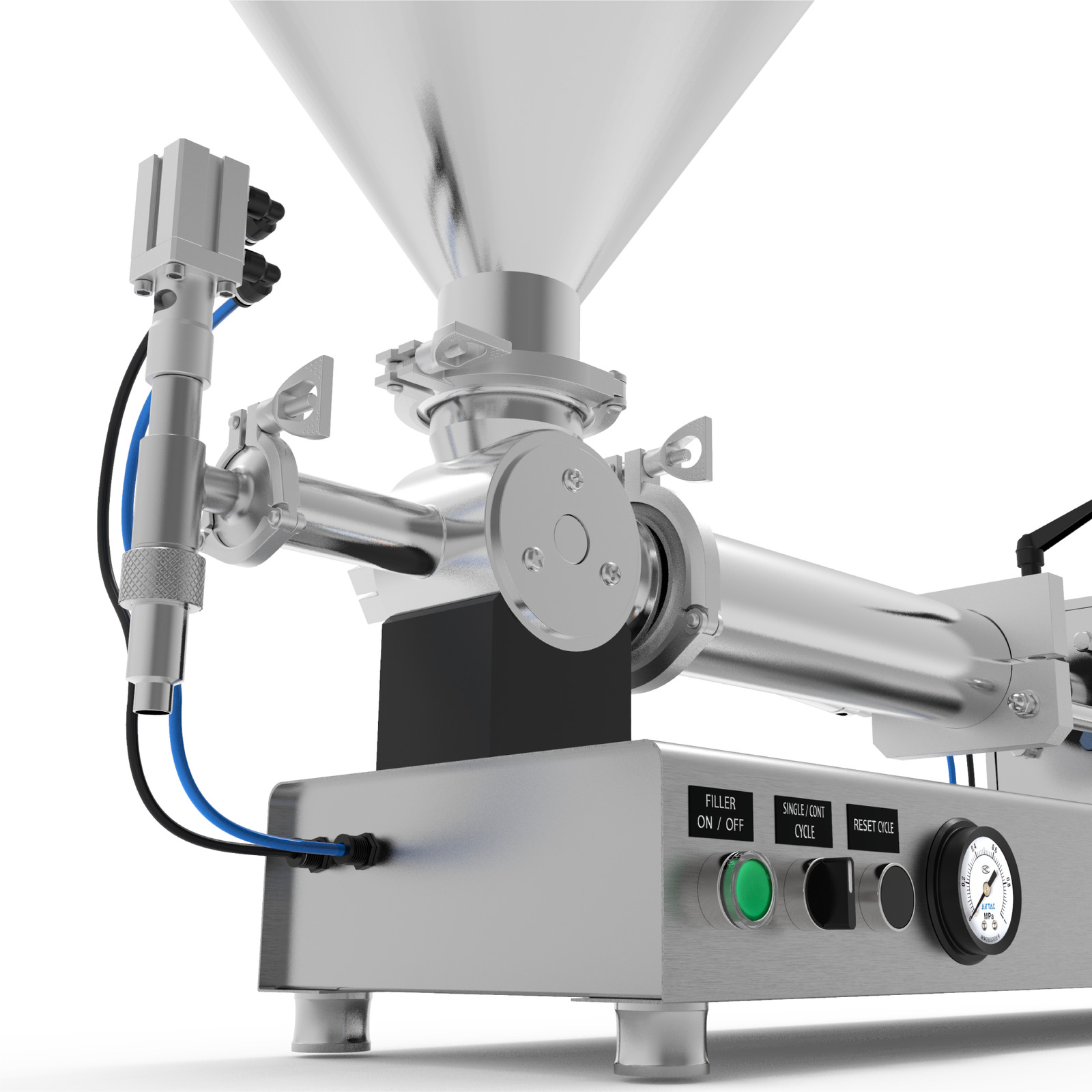 High Viscosity tabletop paste piston filler for 100ML by JORES TECHNOLOGIES® 