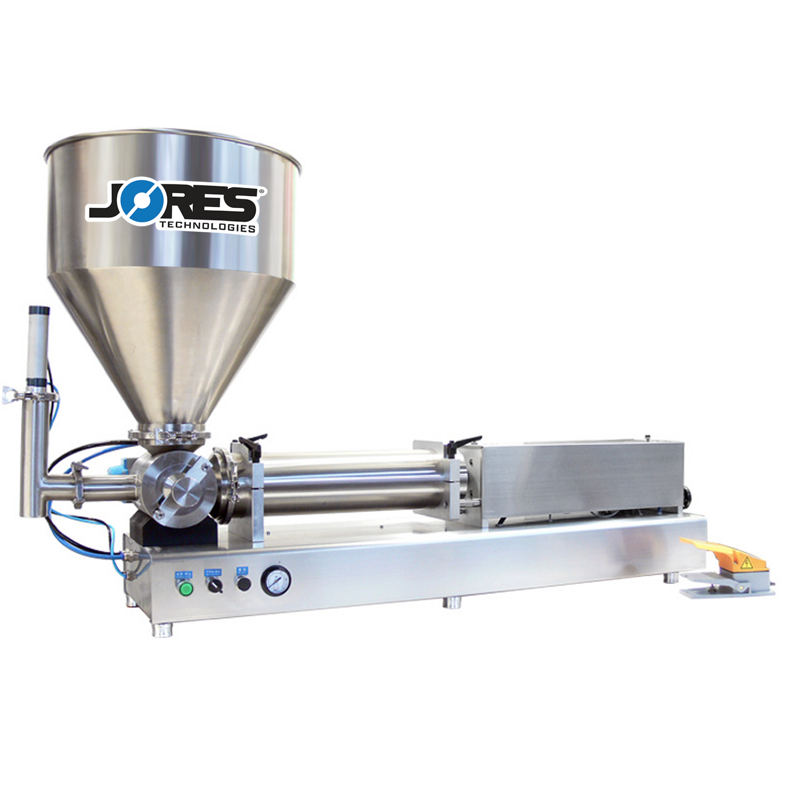 Stainless steel high viscosity tabletop piston filler ball valve by JORES TECHNOLOGIES®