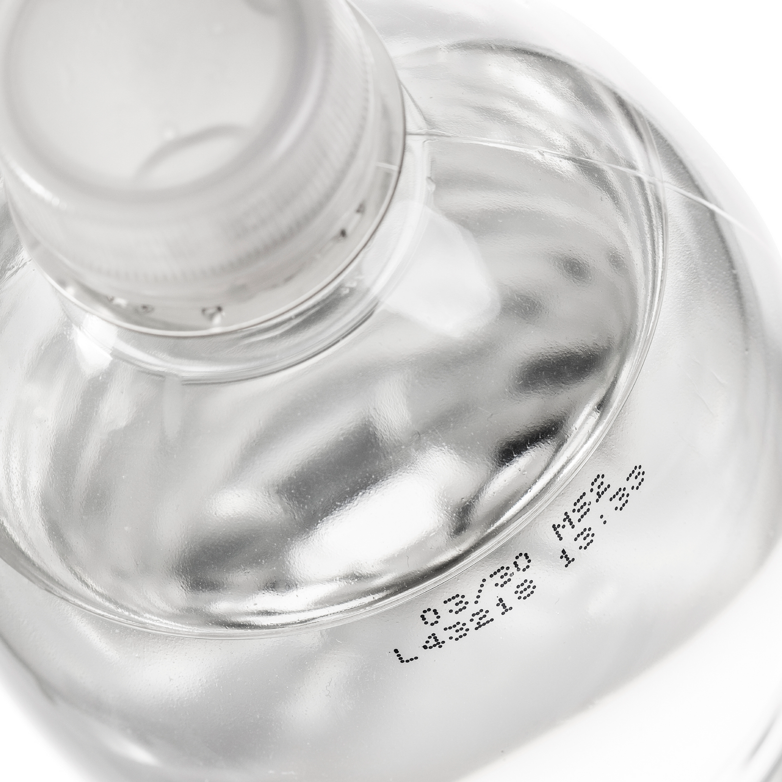 LINX Continuous inkjet printer 9800 series sample print clear bottle