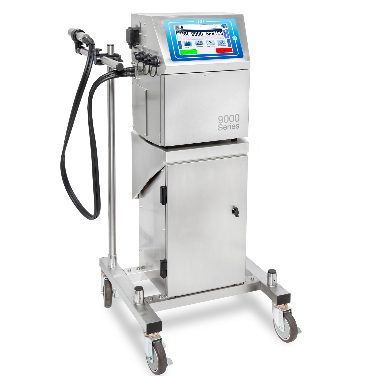 LINX Continuous inkjet printer 9800 series with self stand unit