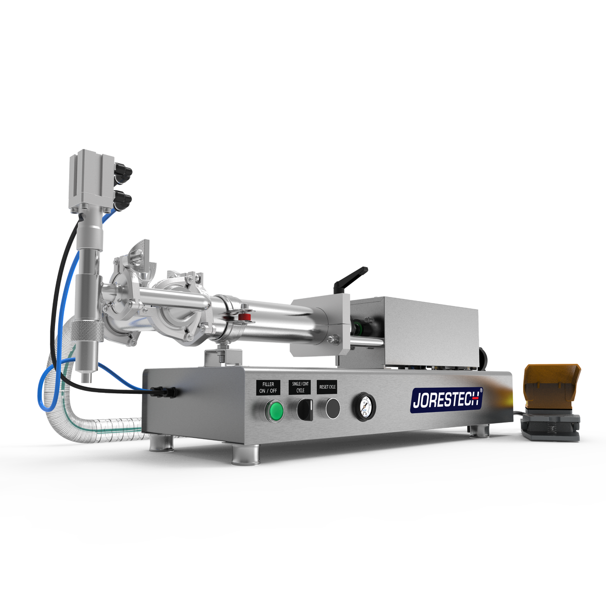 Tabletop Piston Filling Machine with 316 and 304 SS for Liquids of Low ...