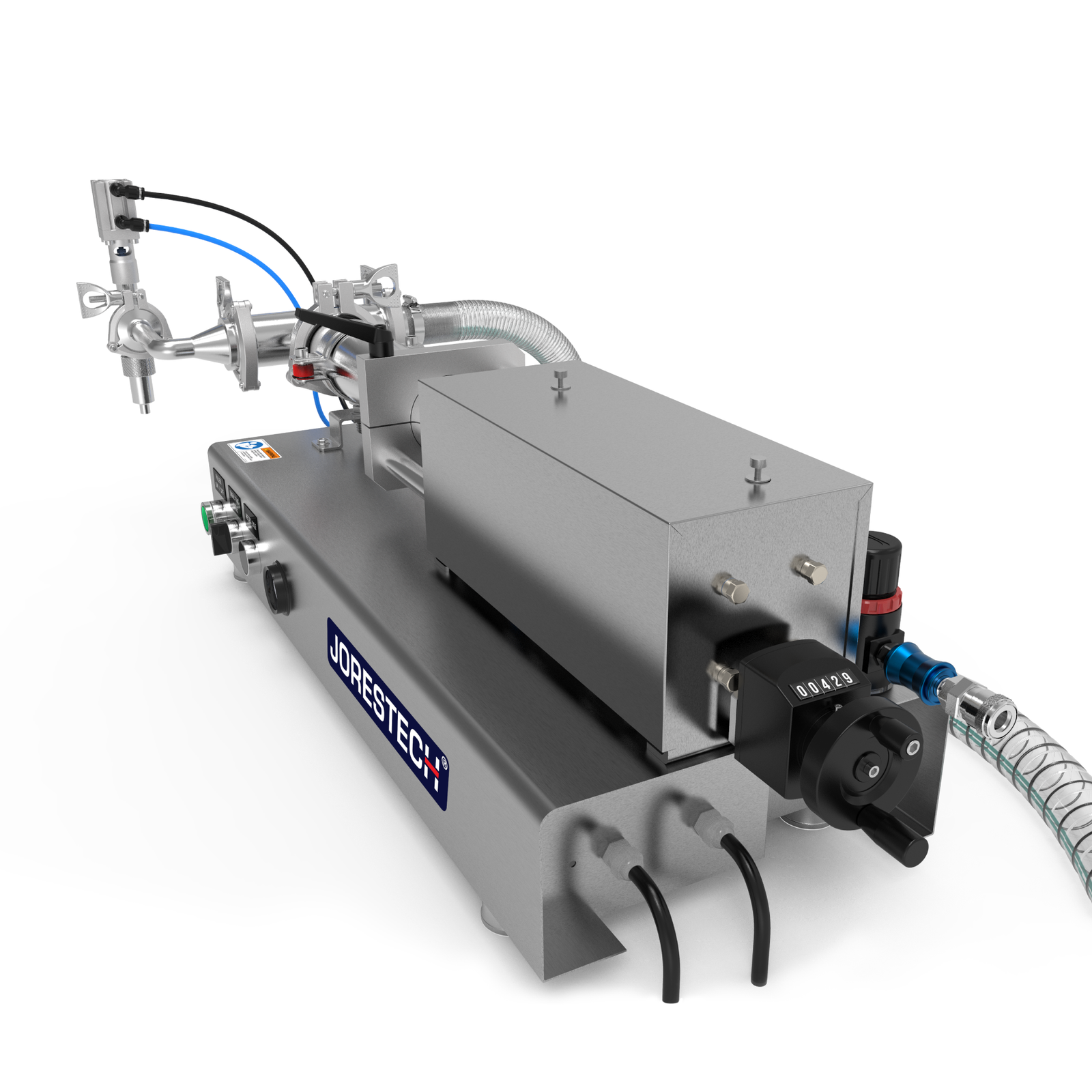 Low Viscosity Tabletop Liquid Piston Filler - 316 SS 500ml Low Viscosity Tabletop Liquid Piston Filler - 316 SS 500ml