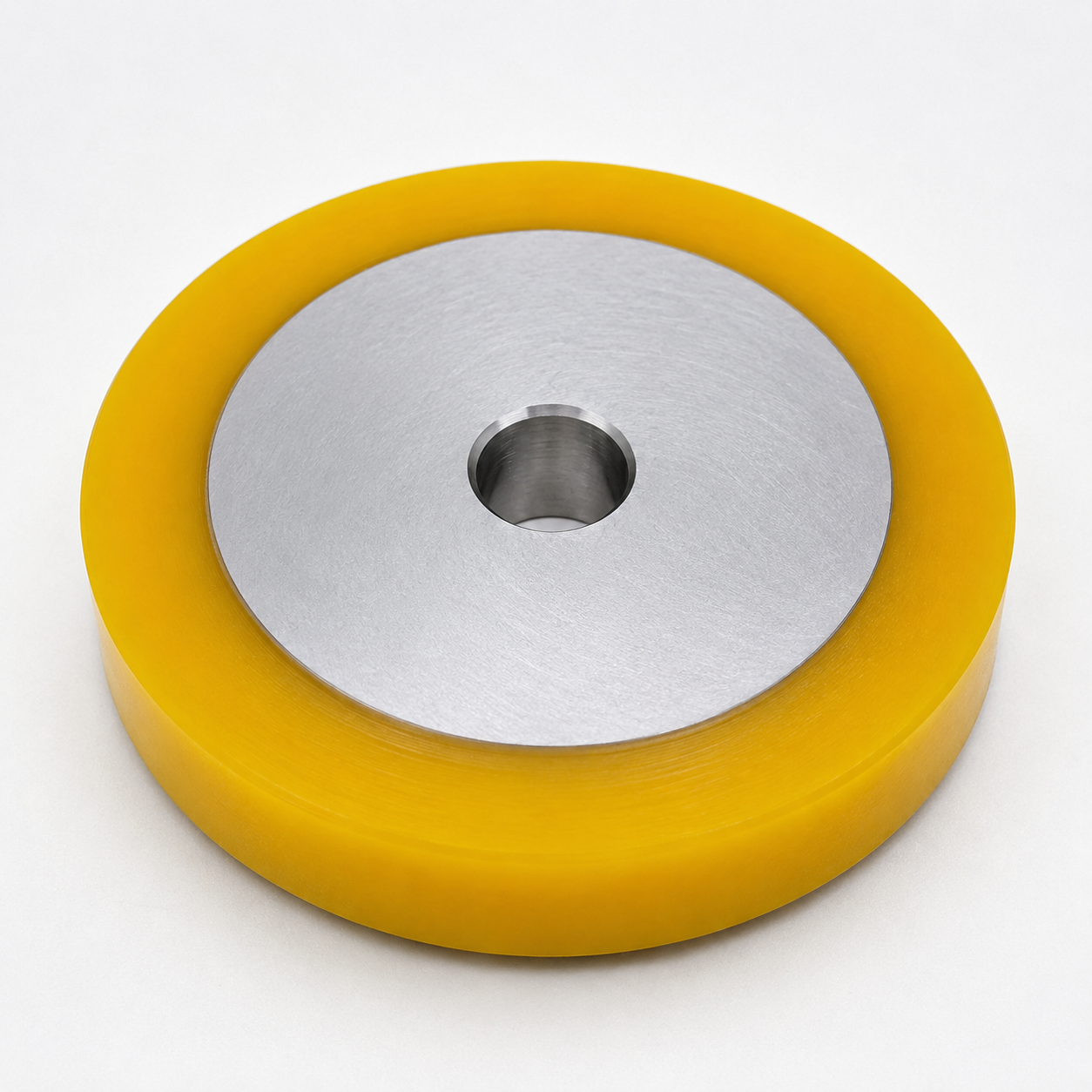 Large Silicone Pressing Wheel part for continuous band sealers by JORES TECHNOLOGIES back side