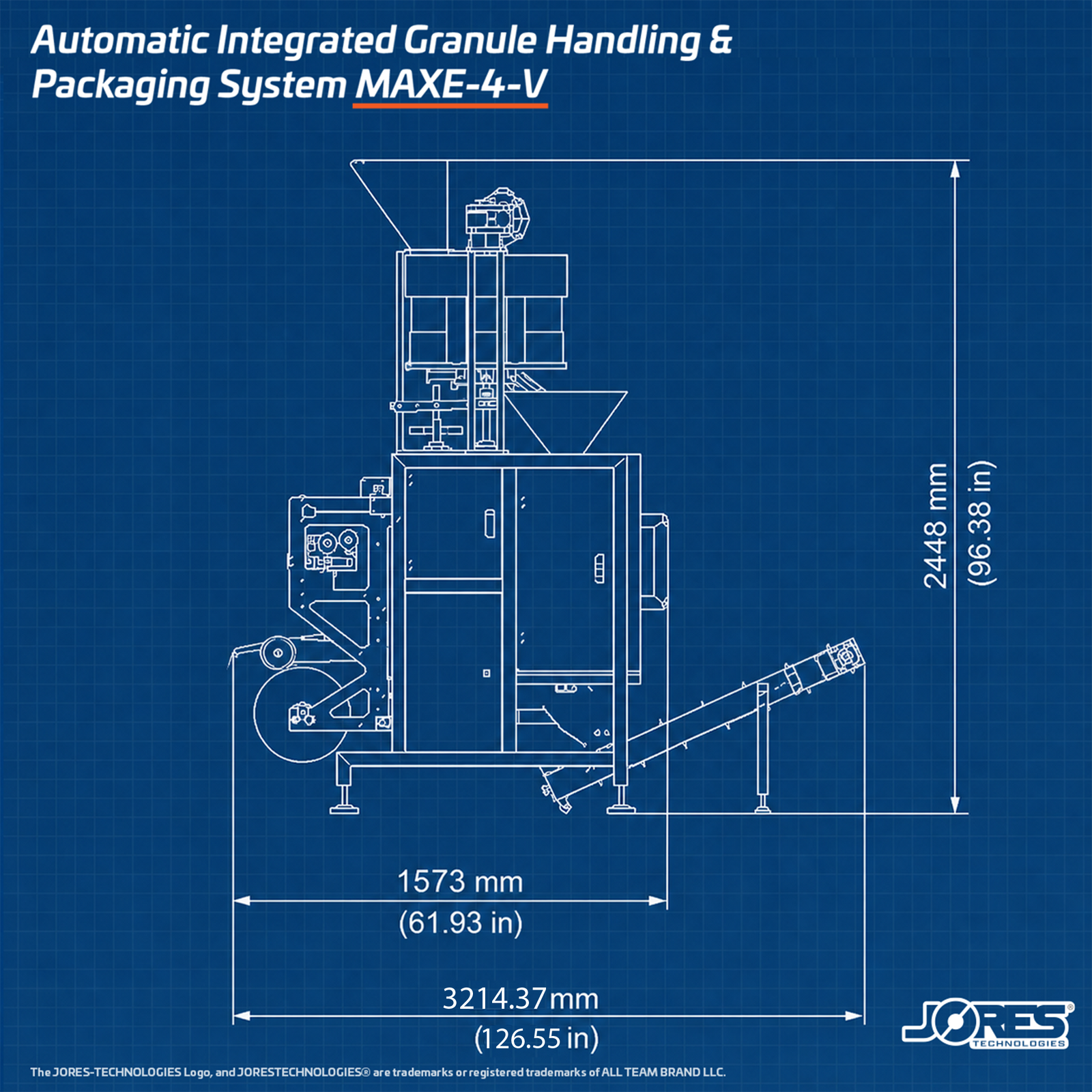 Automatic Integrated Granule Handling & Packaging System MAXE-4-V