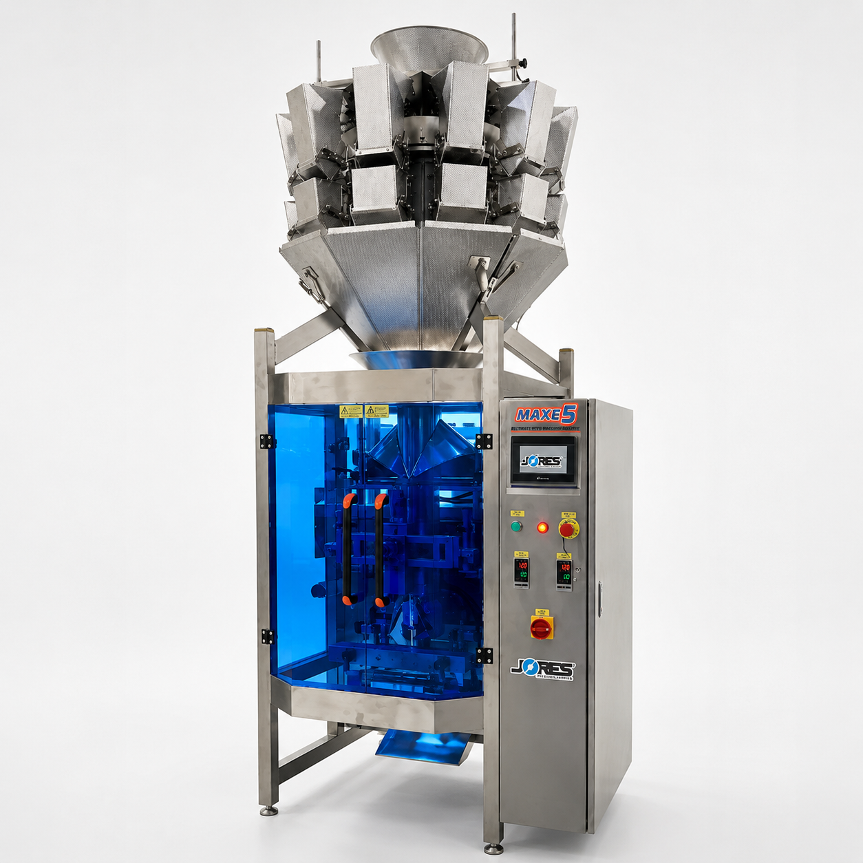 Automatic Vertical Packaging Machine with 10-Head 1.6L Multihead Weigher MAXE-5-W