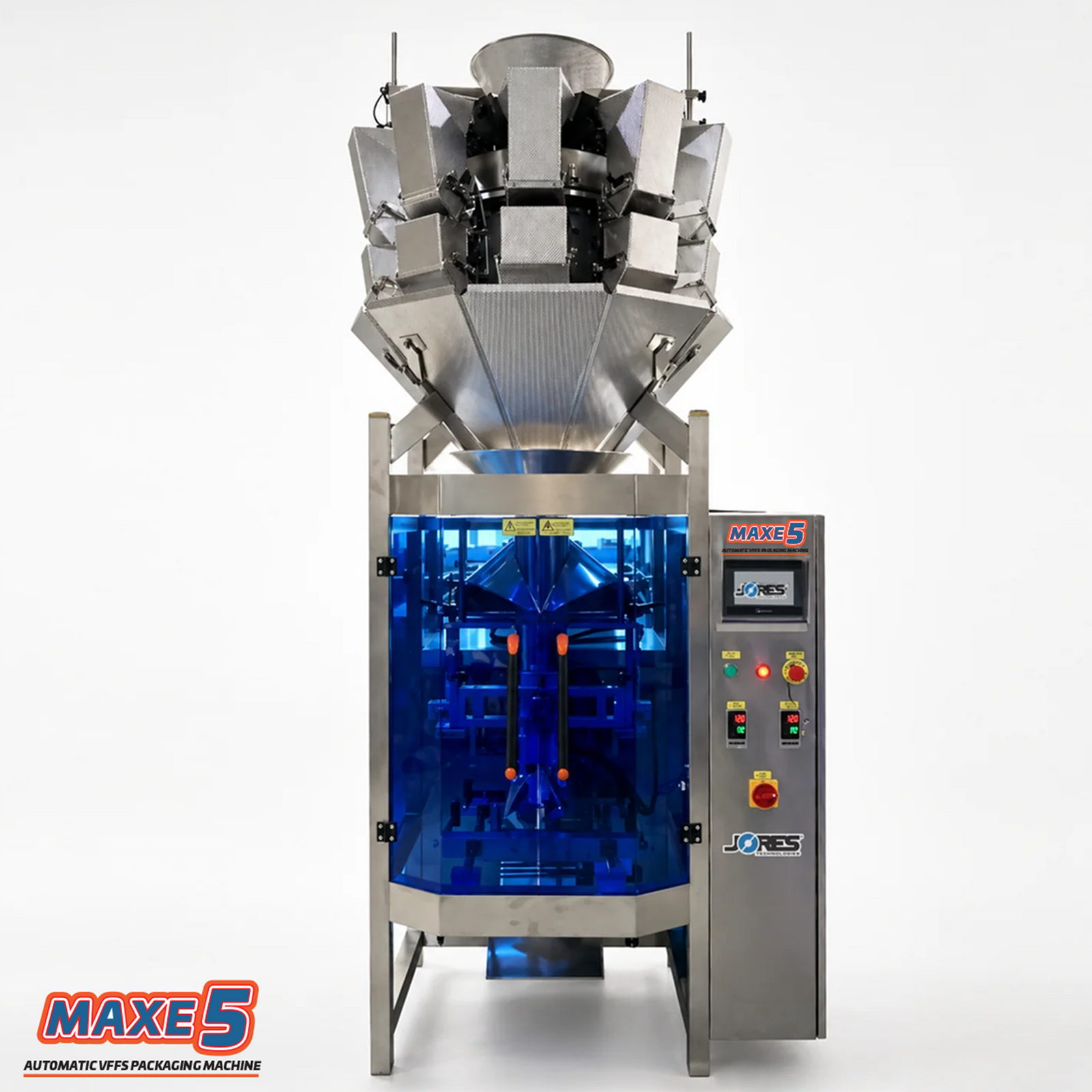 Automatic Vertical Packaging Machine with 10-Head 1.6L Multihead Weigher MAXE-5-W