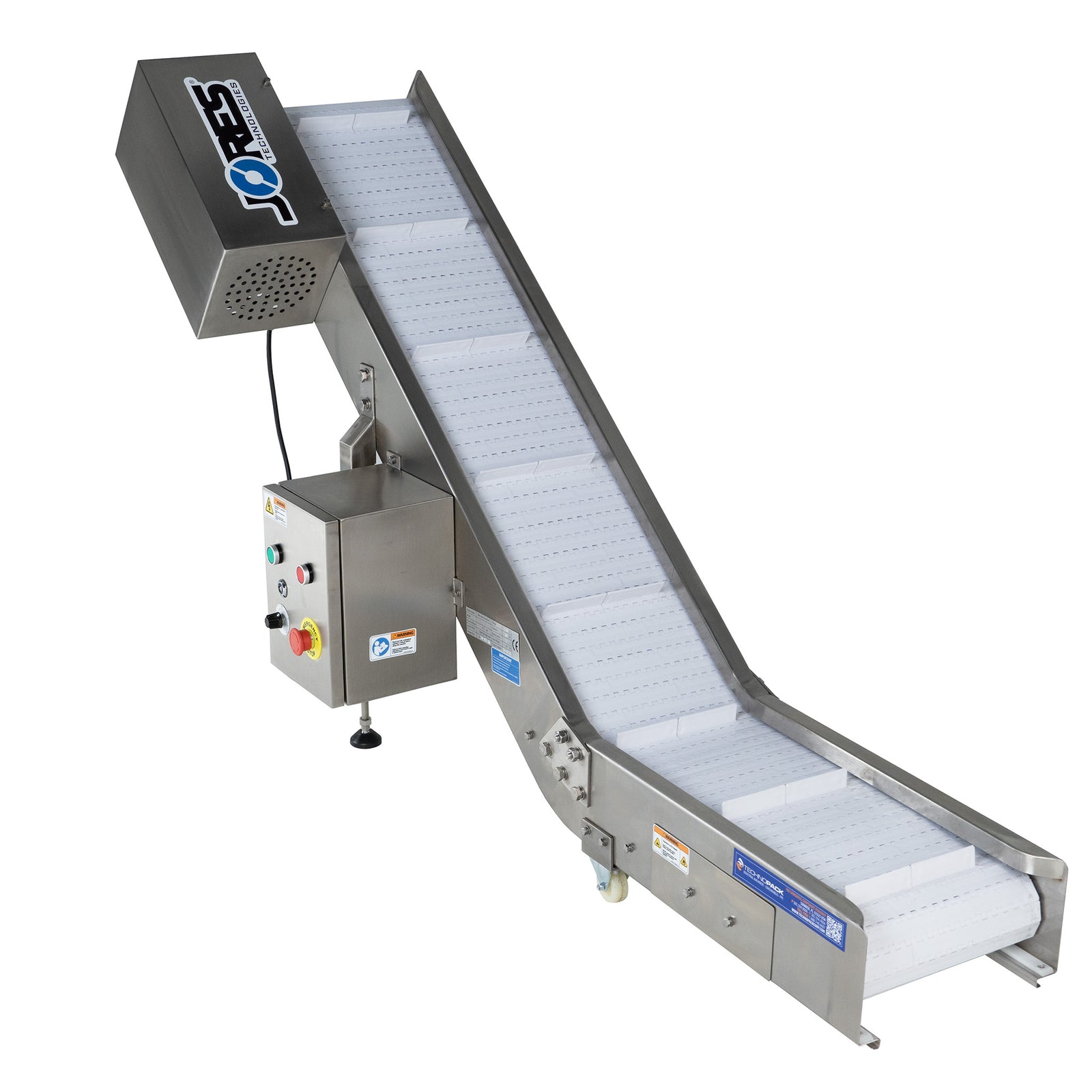 Motorized Take Away Incline Conveyor