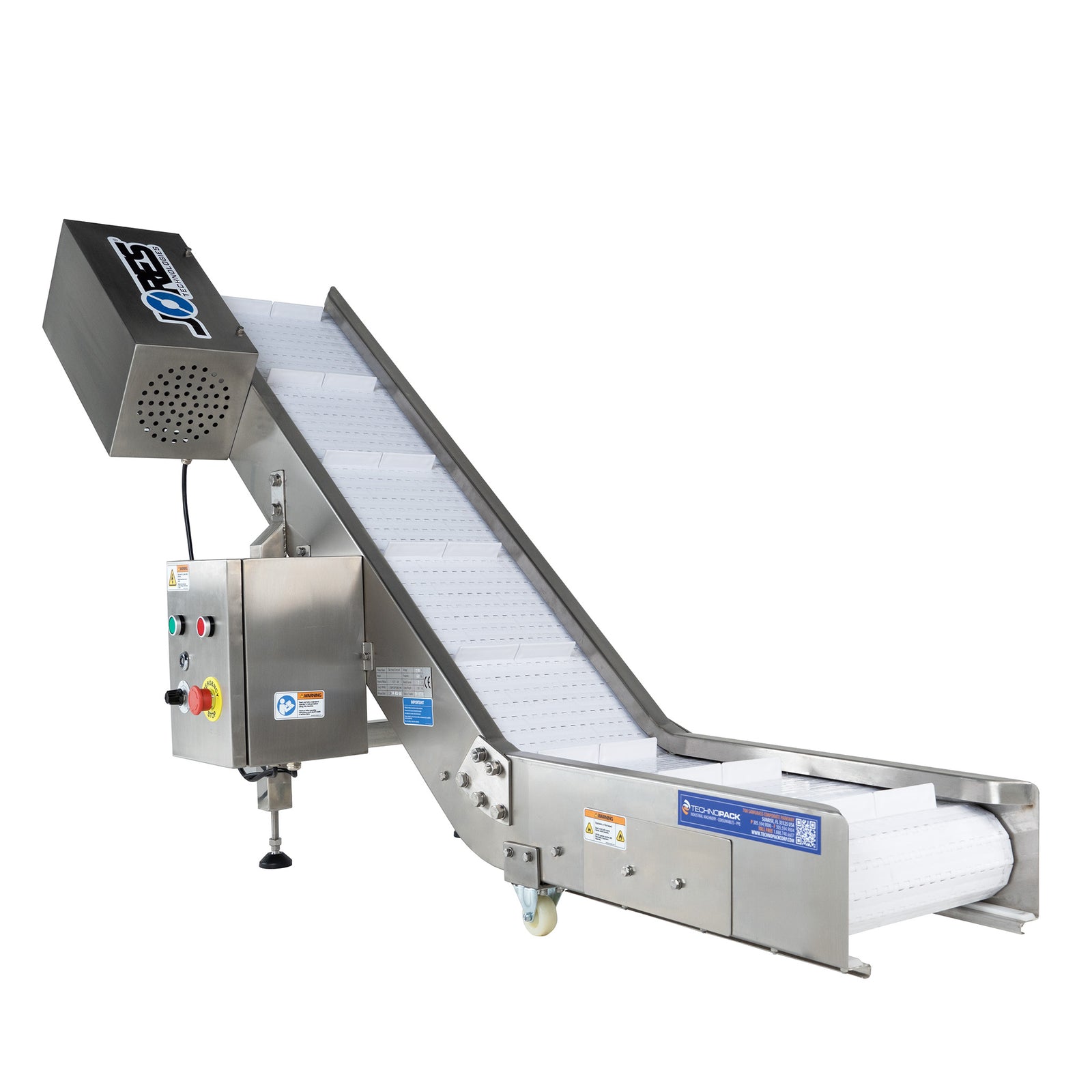 Motorized Take Away Incline Conveyor