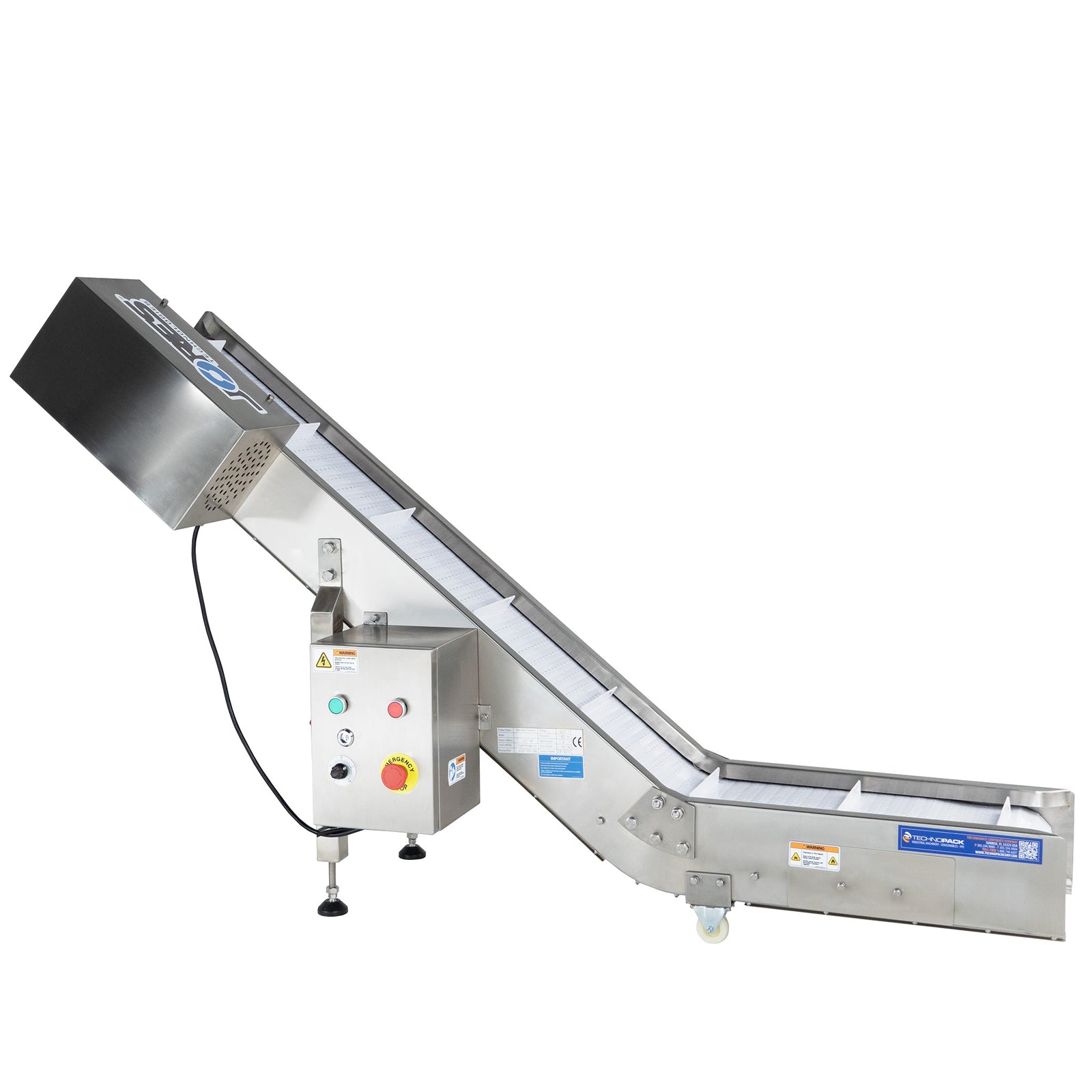 Motorized Take Away Incline Conveyor