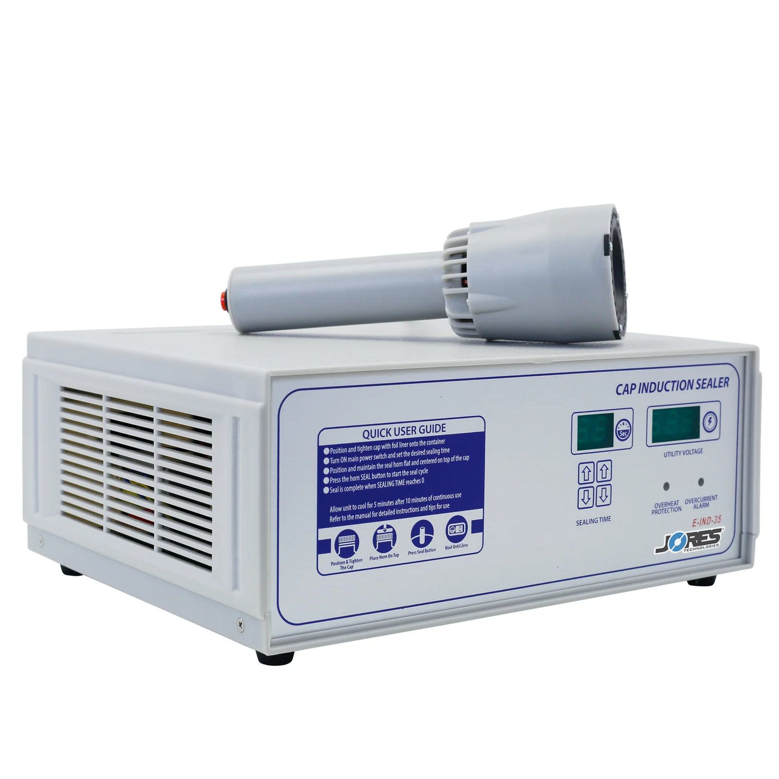 JORESTECH manual induction cap sealing machine