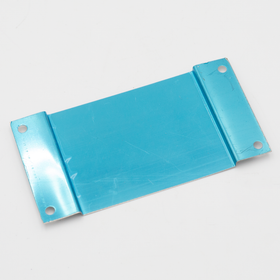 Metal cover for continuous band sealers