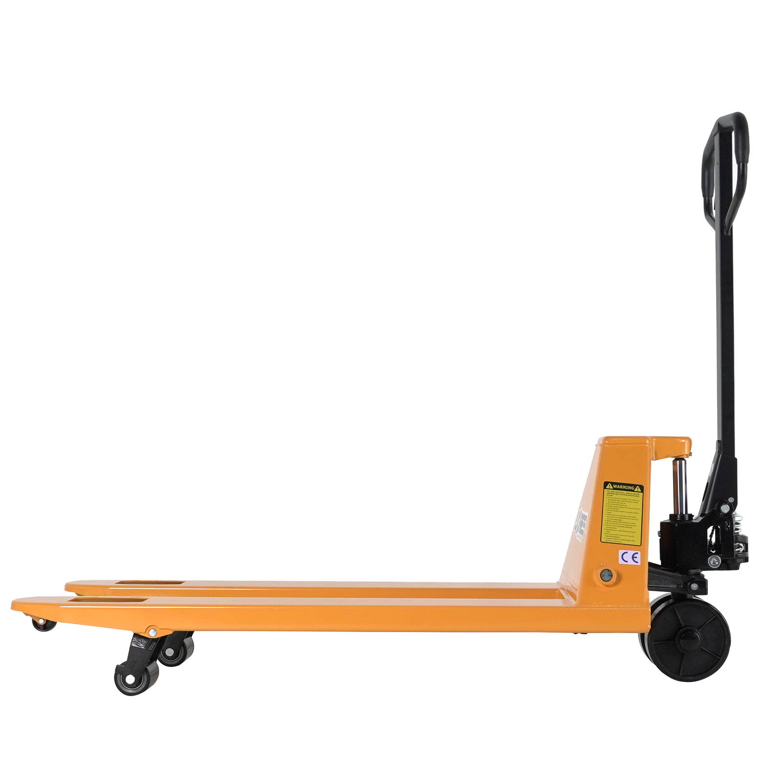 Narrow pallet jack truck for 5500 lbs or 2500 kg