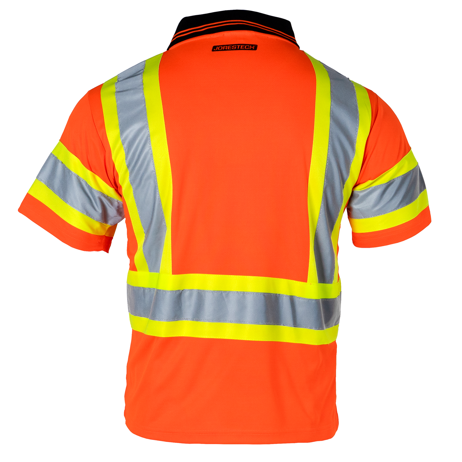 Hi-Vis Reflective Two-Tone Safety Polo Shirt