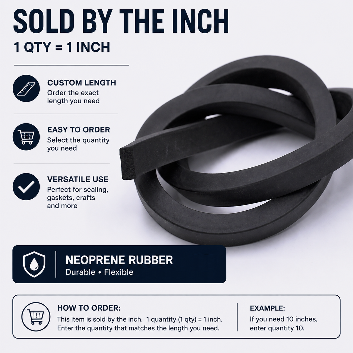 Neoprene Rubber - 17mm