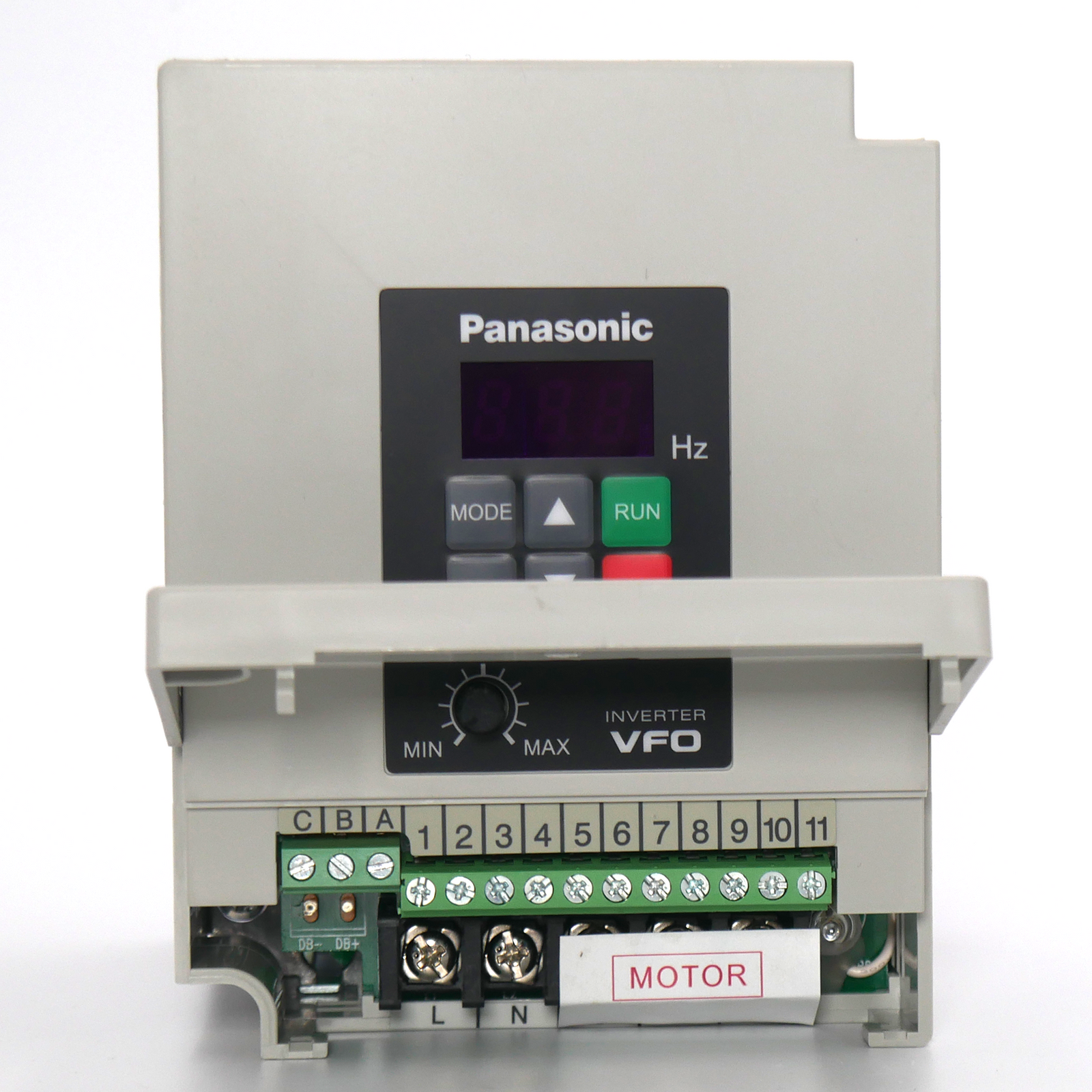 Panasonic Variable Frequency Drive Inverter - BFV00072DK Terminal Connector View