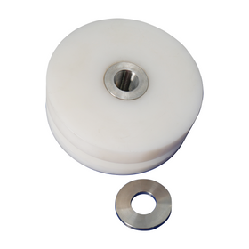 white nylon piston head