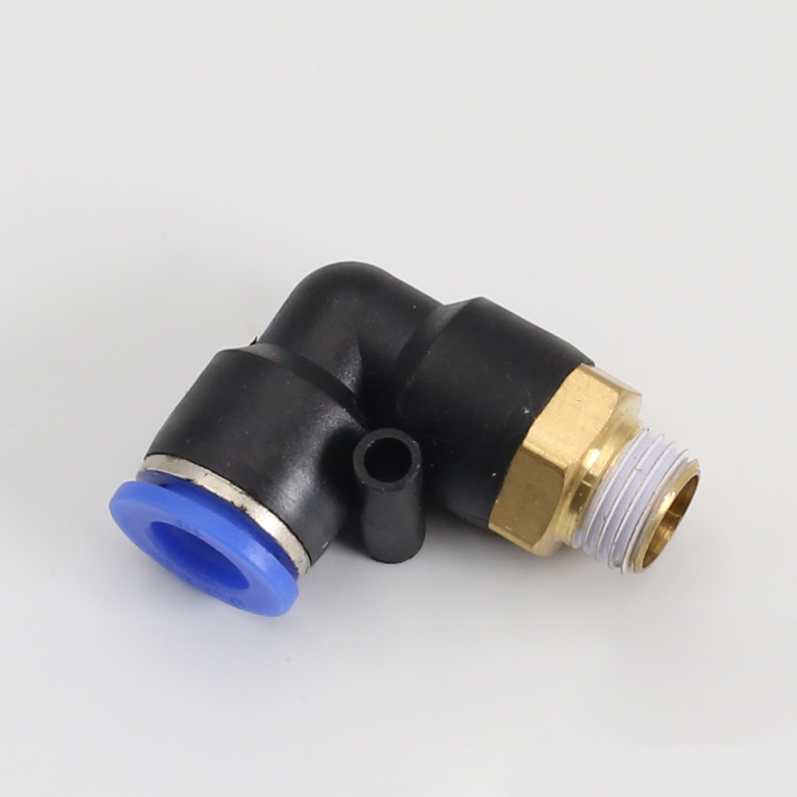 Pneumatic Elbow Connector with Male Thread - PL10-02 - M13.5 x 1 - #10 spare parts for piston filling machines by JORES TECHNOLOGIES®