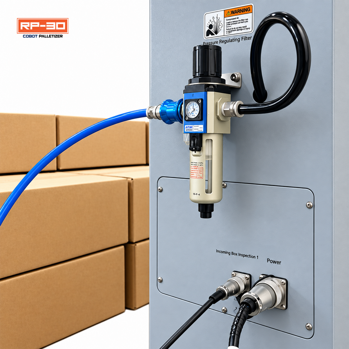 RP-30 Cobot Palletizer – Collaborative Robotic Palletizing System