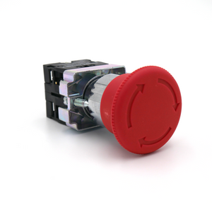 Red Emergency Shut-off Switch used in continuous band sealers