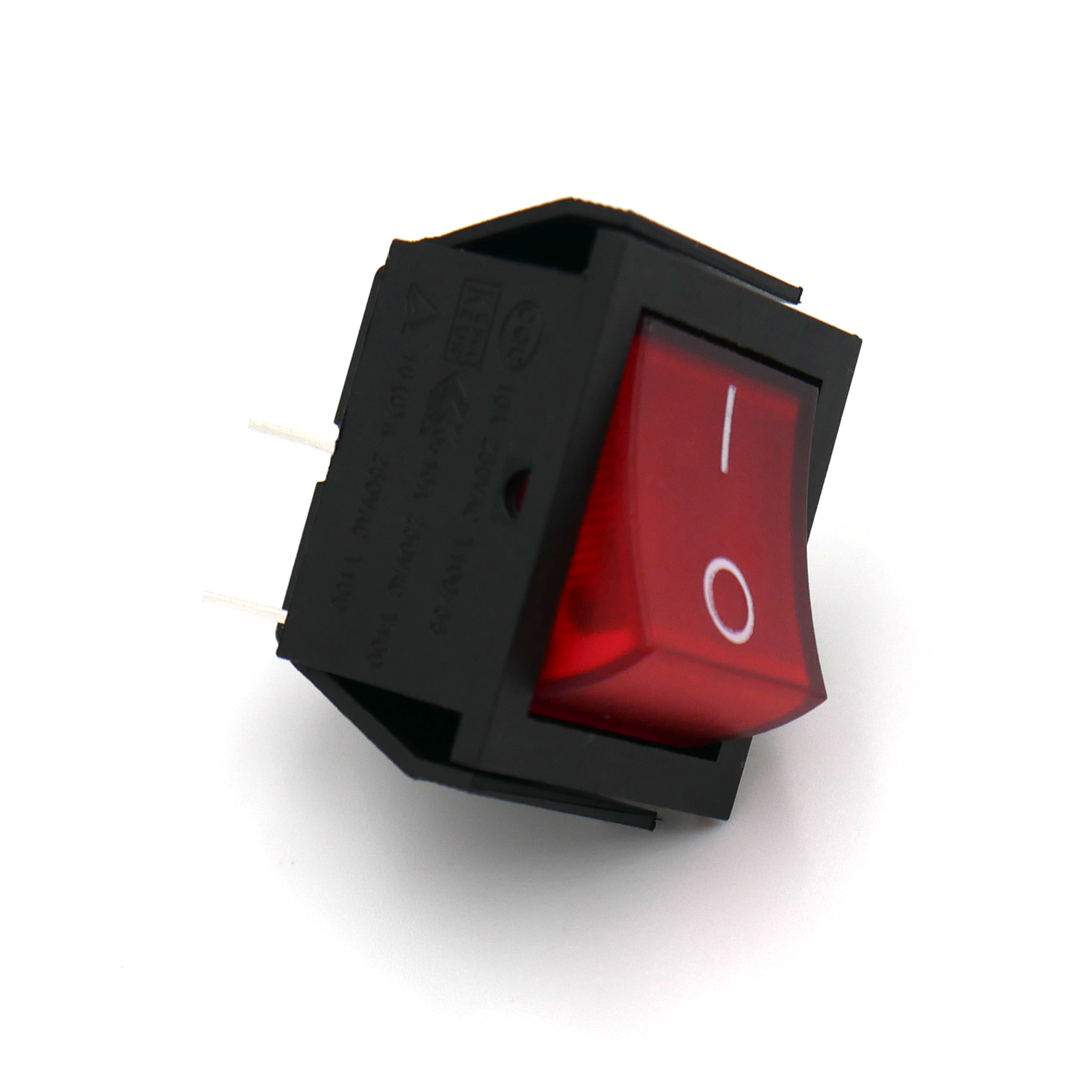 Red rocker switch used for power control on/off  compatible with various packaging machines