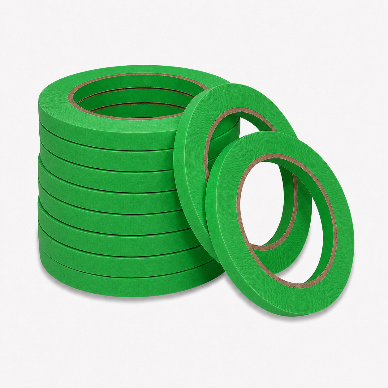 Pack of 10 green bag closer tapes